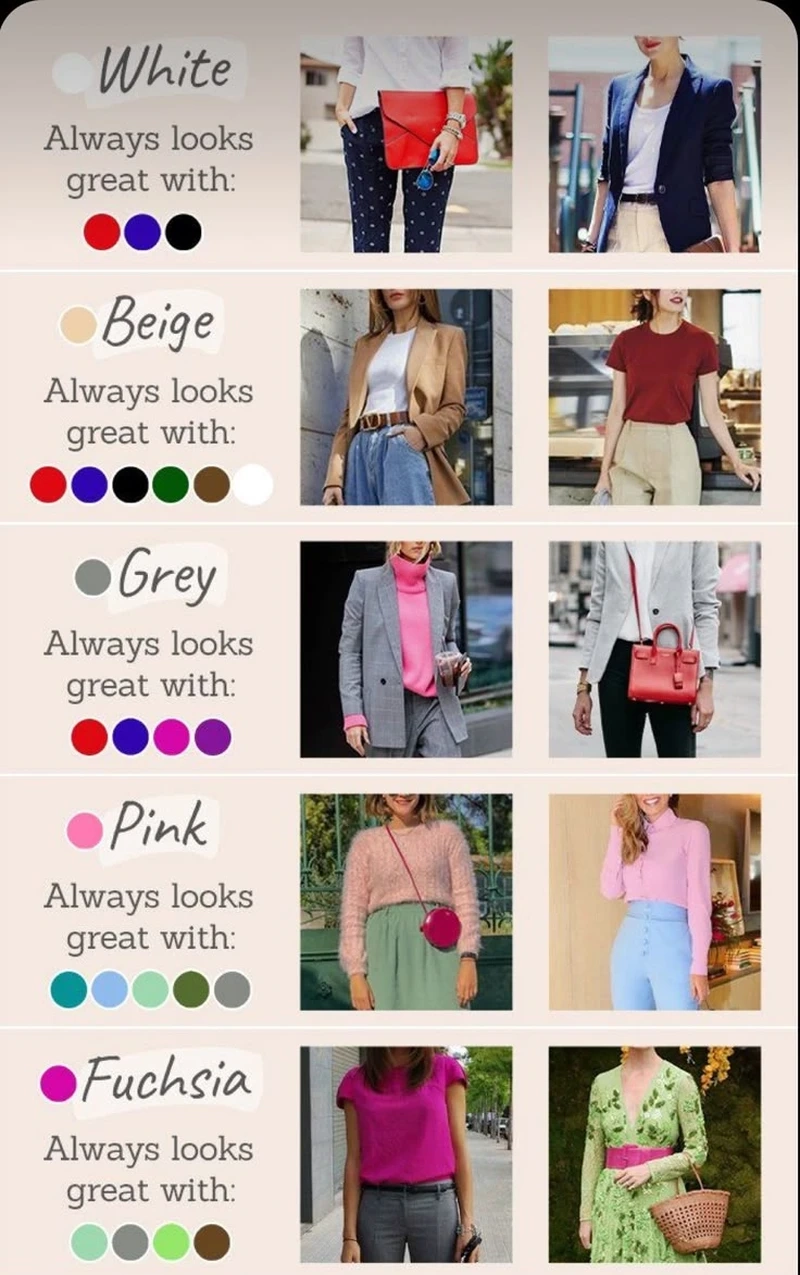 Quy tắc phối màu quần áo là gì?