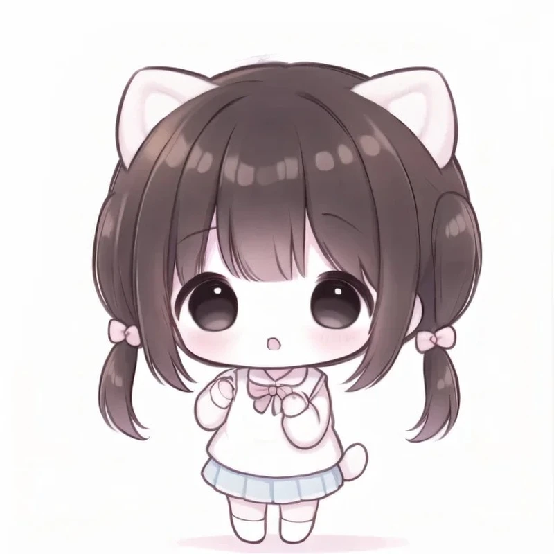 Lưu ngay hình ảnh cute chibi nữ cho ngày thêm vui