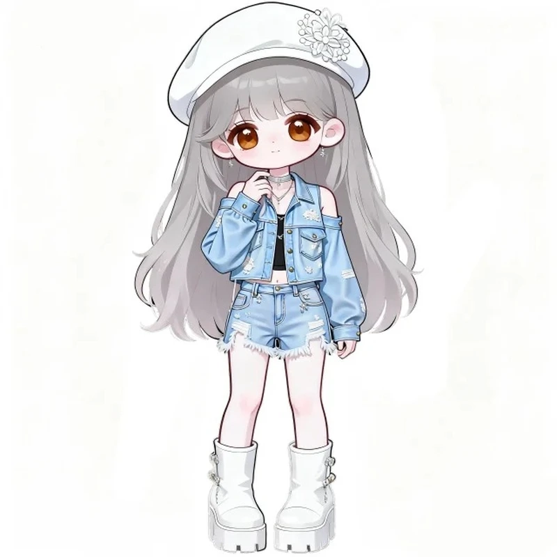 Không thể bỏ lỡ ảnh anime nữ chibi cute siêu xinh