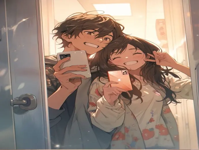 Bộ ảnh avatar cặp anime dễ thương cho couple cực ngọt