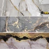 Elevating modern homes with metallic marble effect wallpaper for glam interior in 2026