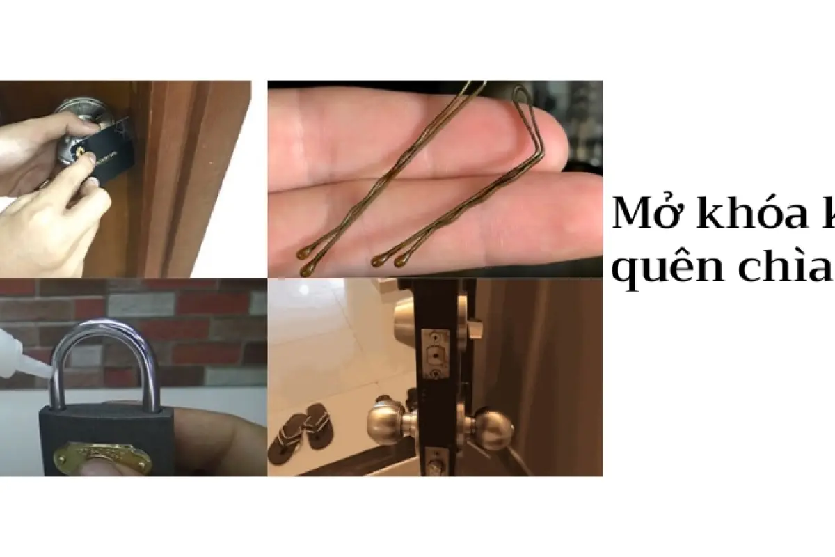 Bí kíp mở khóa khi quên chìa- 5 cách xử lý nhanh trong 30 giây