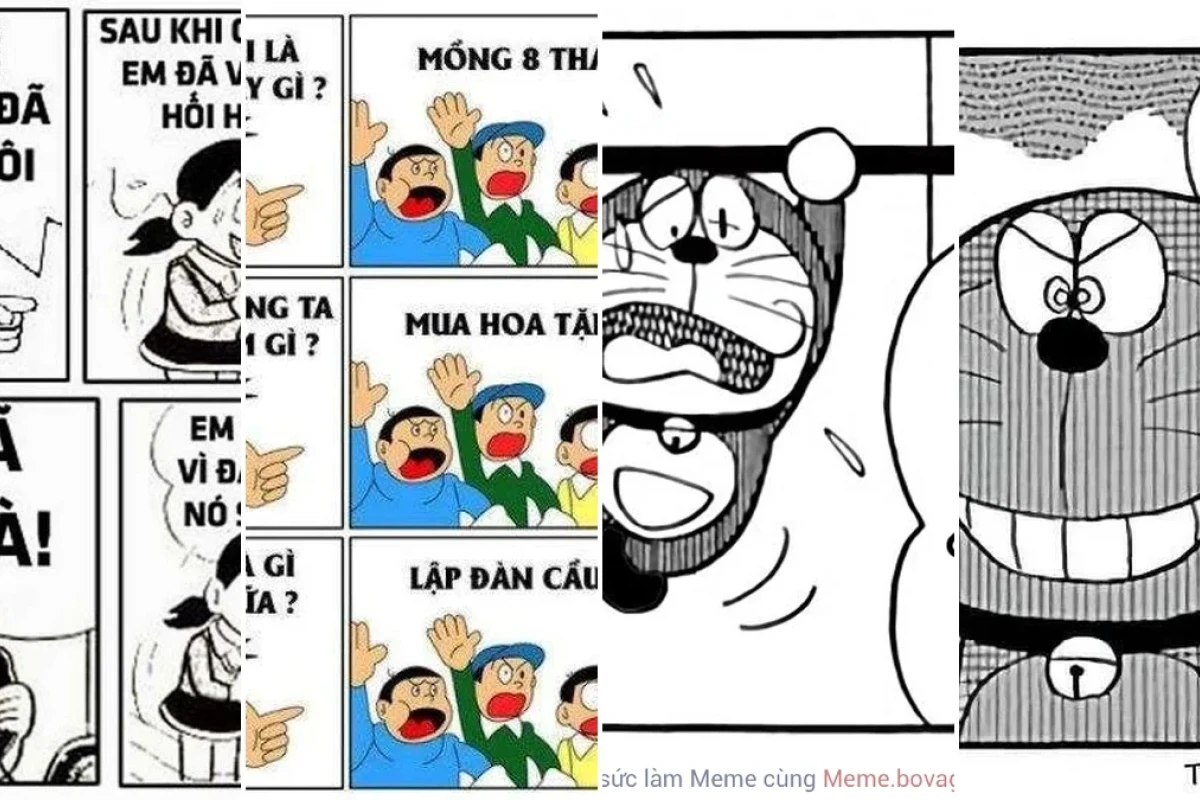 Bộ sưu tập meme doremon chế cực hài cho giới trẻ