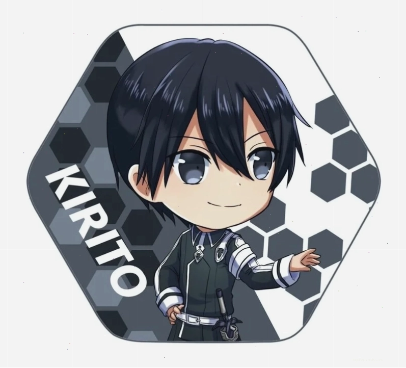 Ảnh anime Kirito chibi làm hình nền dễ thương