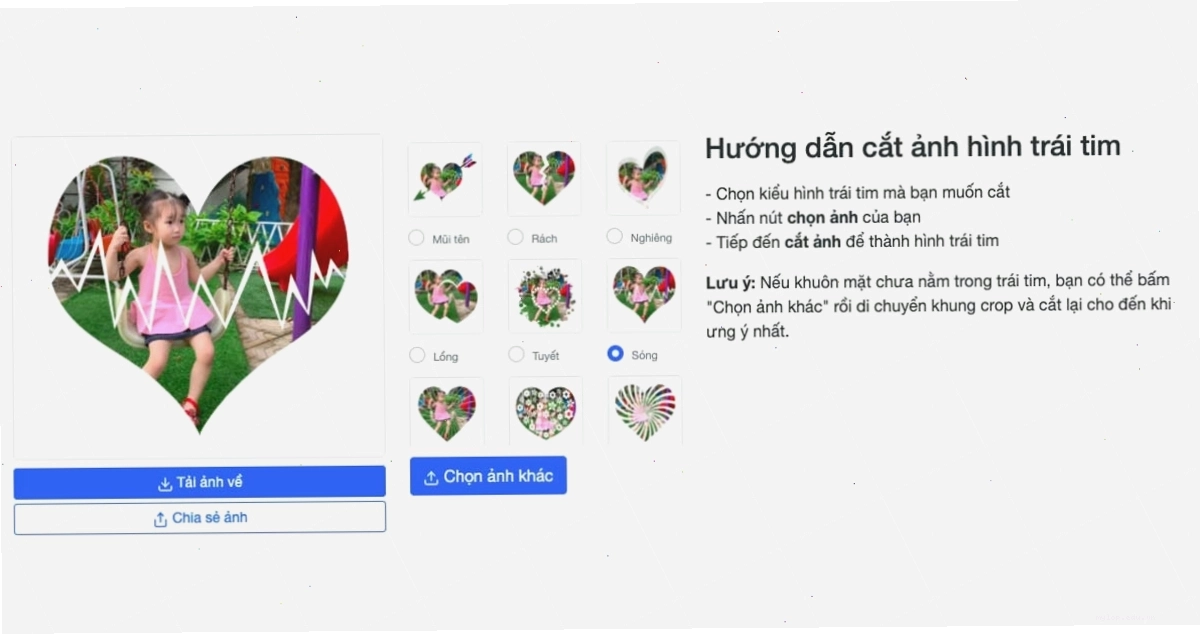 Ảnh đại diện Facebook với hiệu ứng tích xanh giả đã hoàn thành
