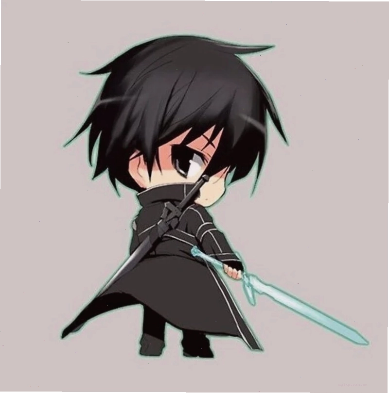 Anime Kirito chibi đáng yêu