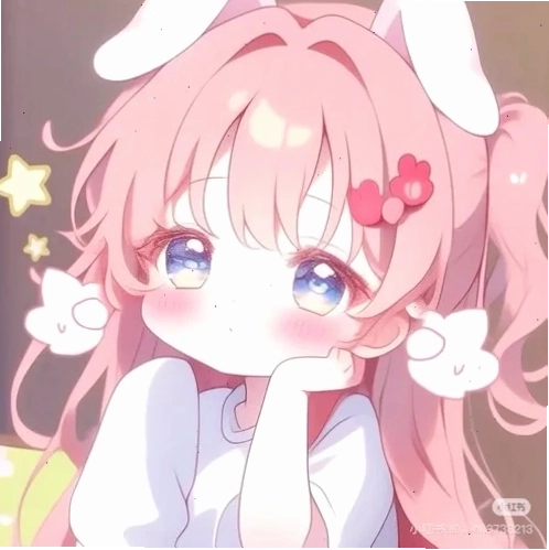 Avatar anime nữ dễ thương với tông màu pastel nhẹ nhàng tạo cảm giác trong trẻo