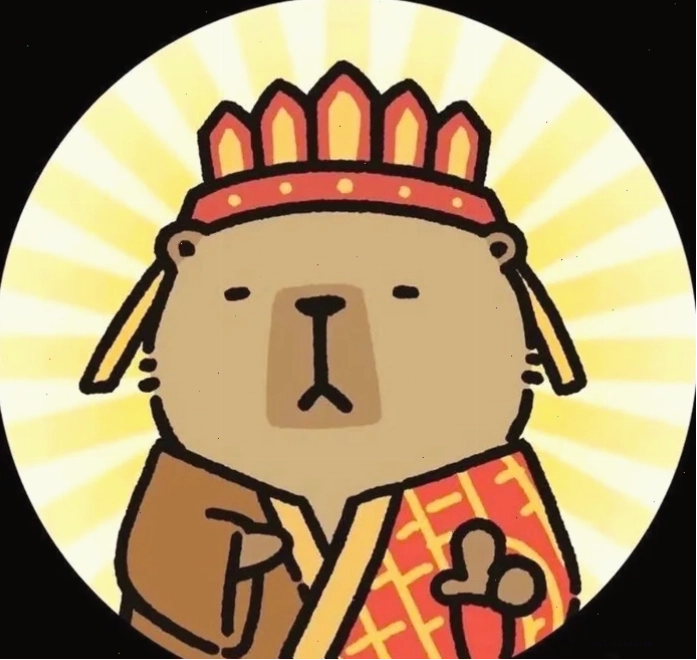 Avatar capybara vô tri chibi đầy hài hước