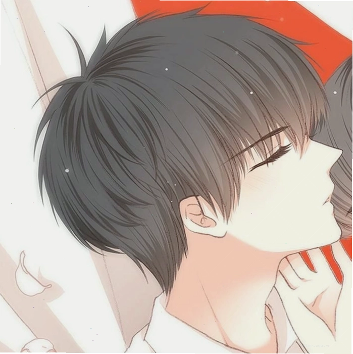Avatar đôi anime lãng mạn với hai nhân vật nam nữ ôm nhau