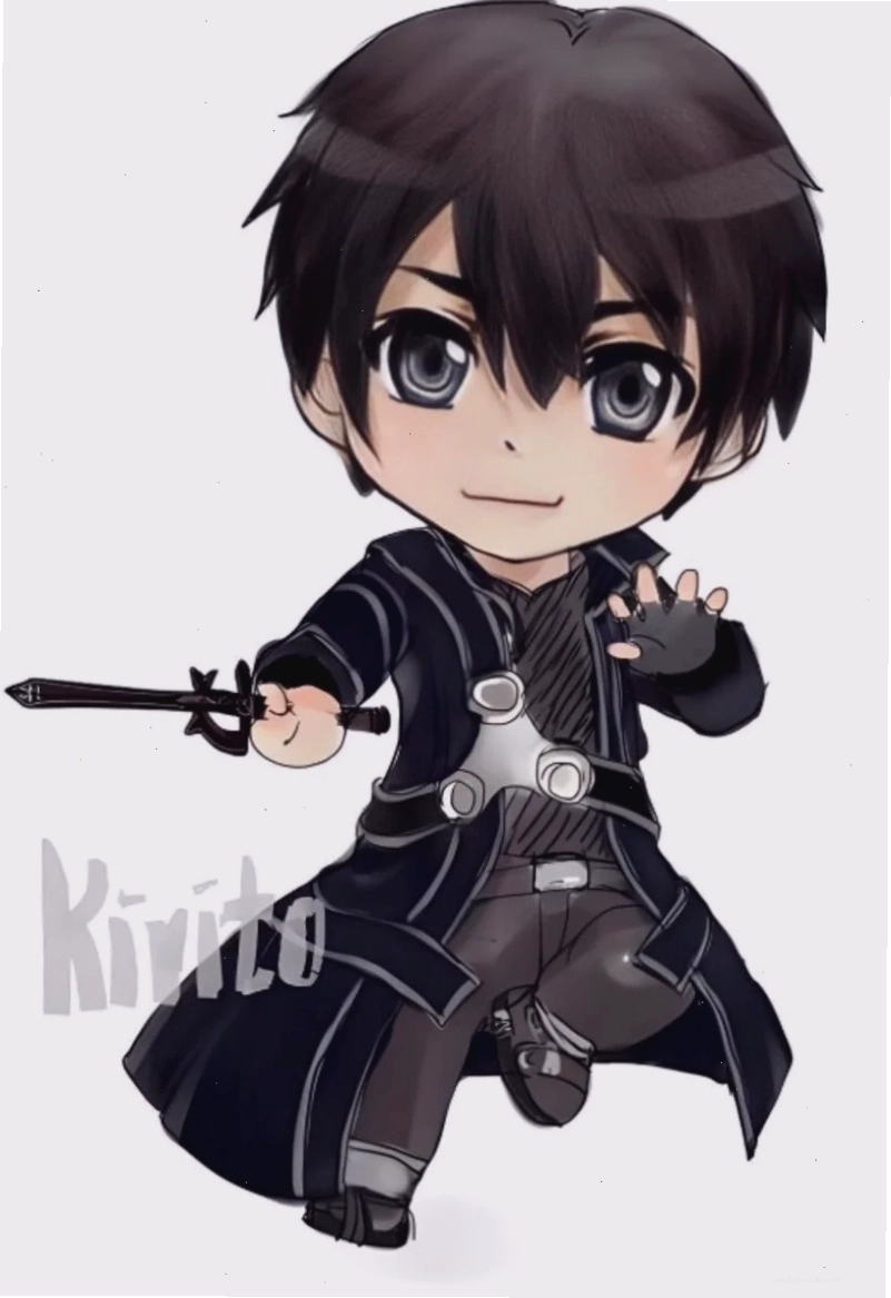 Avatar Kirito chibi đầy cá tính
