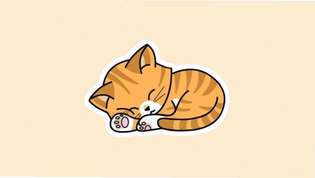 Avatar mèo chibi với nụ cười tươi