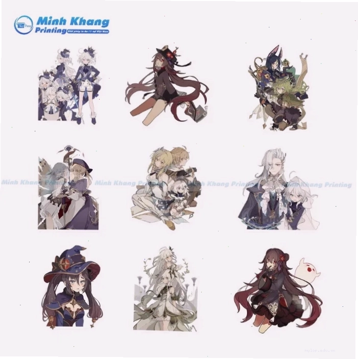 Bộ sưu tập sticker anime đa dạng