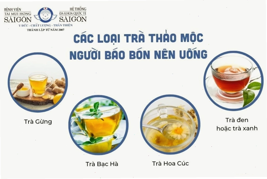 Các loại trà thảo mộc tốt cho người bị táo bón