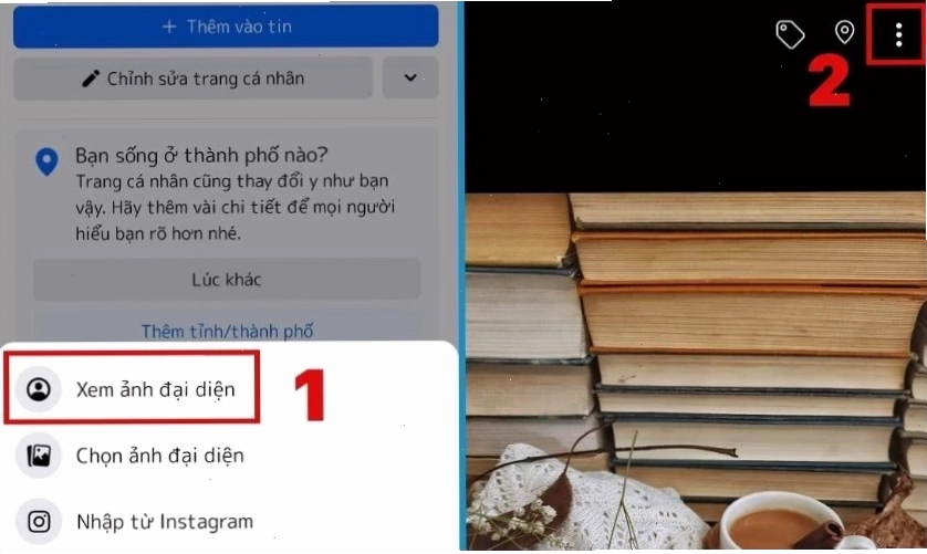 Cách chỉnh avatar Facebook về mặc định trên điện thoại