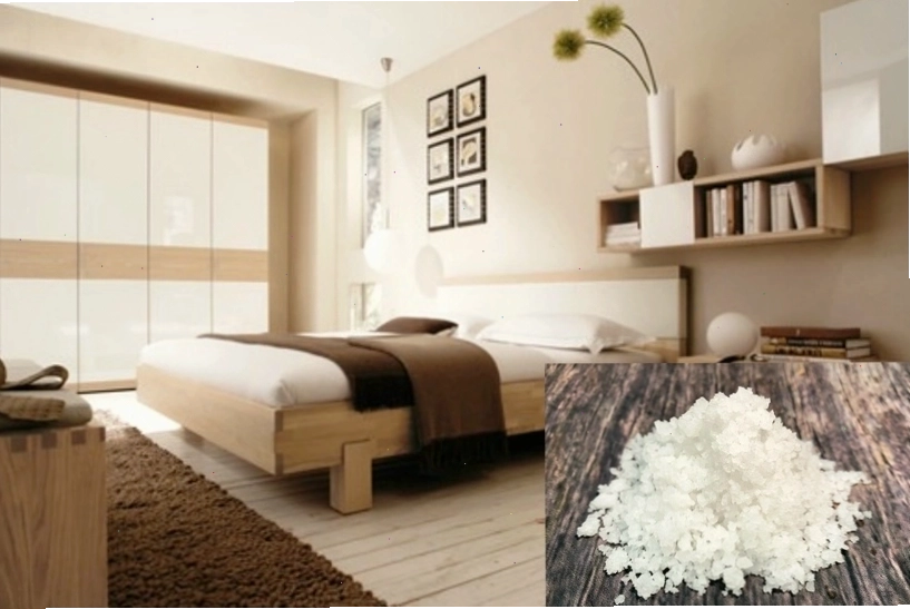 Cách đặt bát muối dưới gầm giường hiệu quả