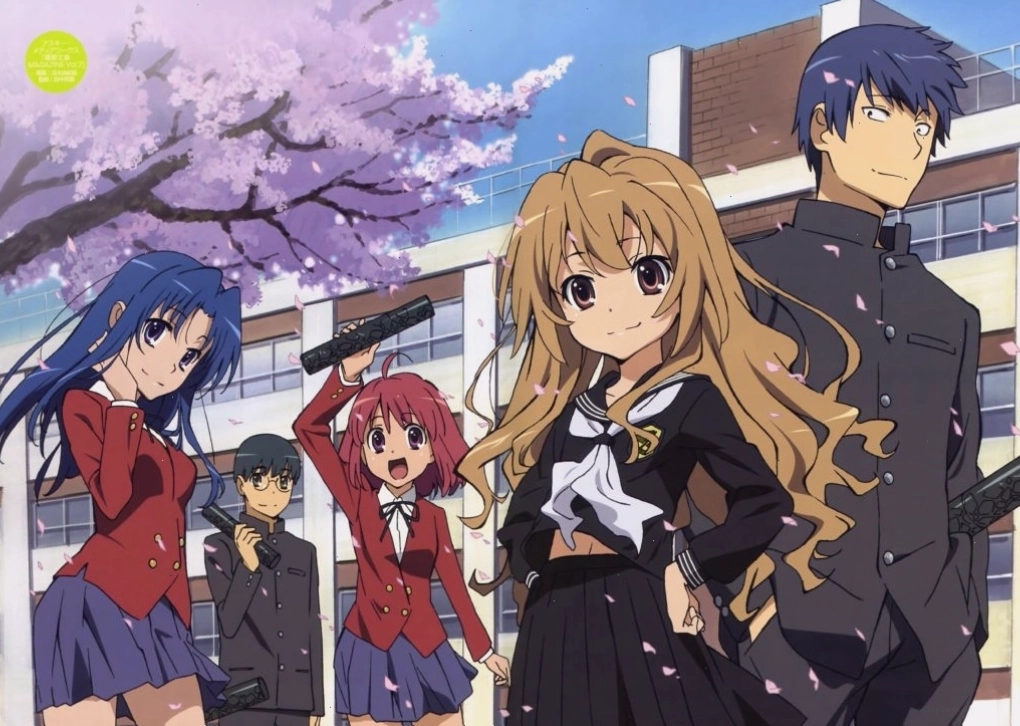 Cặp đôi chính trong anime học đường Toradora