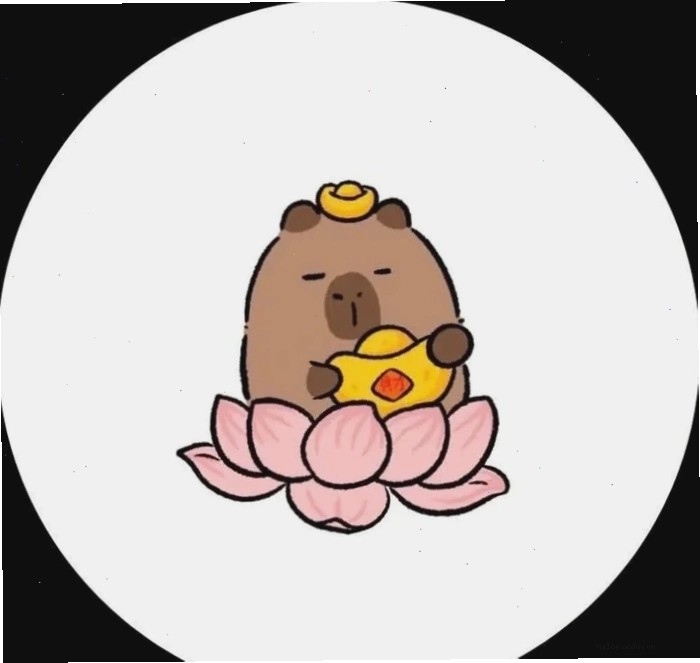 Capybara anime chibi với phong cách vẽ độc đáo