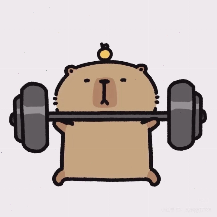 Capybara chibi cute trong trang phục tết