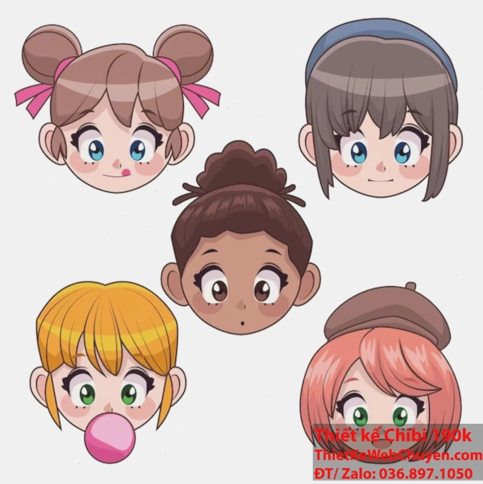 Chibi hair: Lối điệu đà cho bạn gái