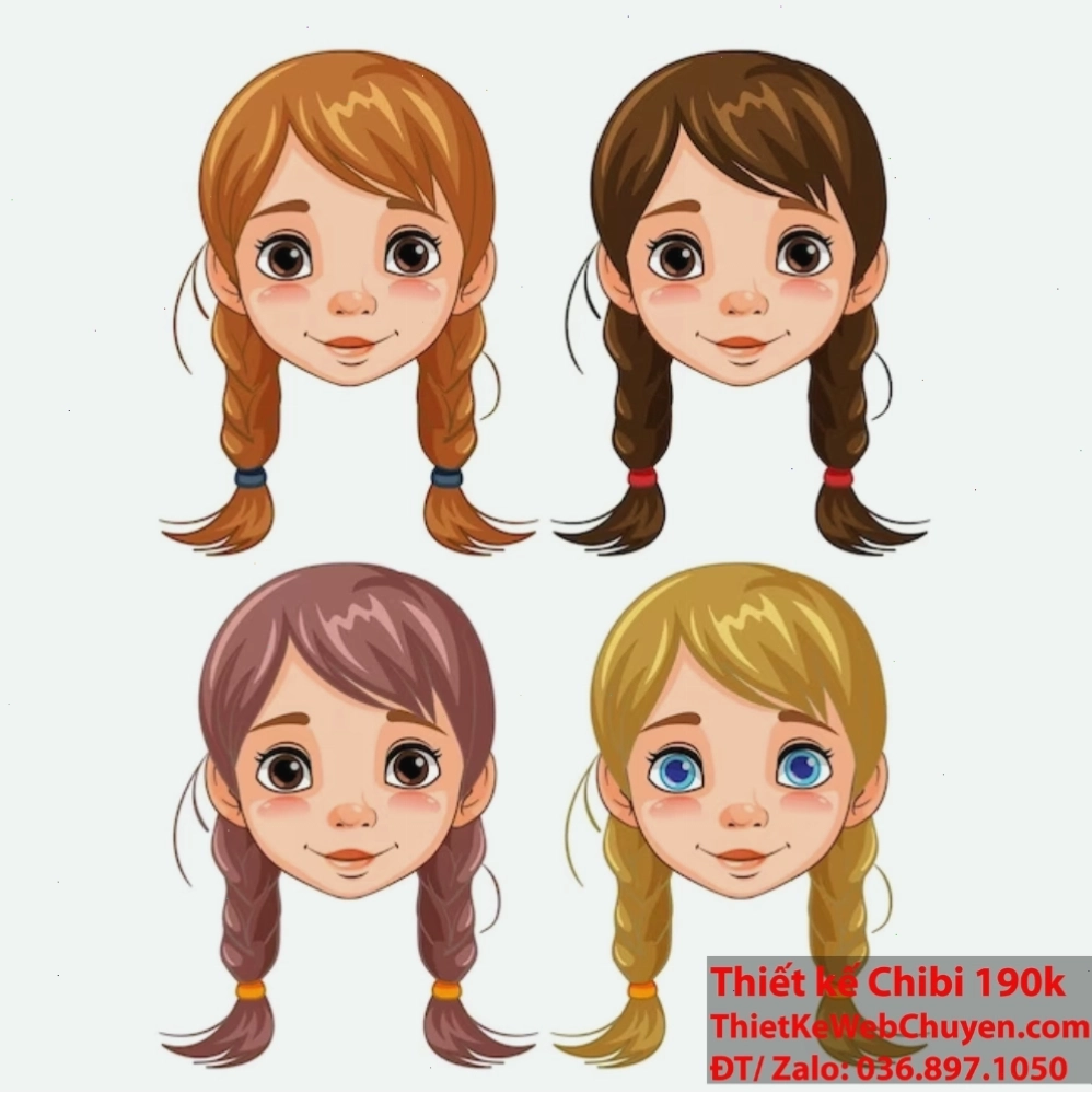 Chibi hair: Sự lựa chọn của những người yêu thích phong cách dễ thương