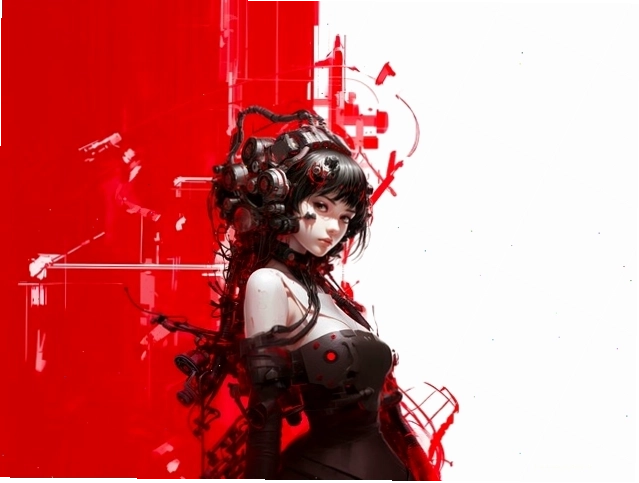 Cô gái anime trong trang phục dễ thương