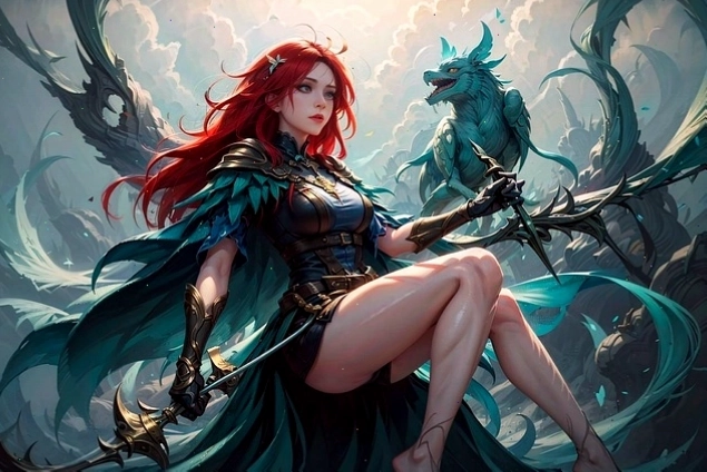 Cô gái anime với ánh mắt buồn và phong thái suy tư
