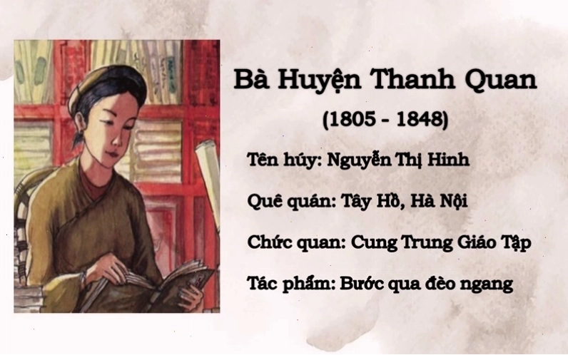 Cuộc đời và sự nghiệp của Bà Huyện Thanh Quan