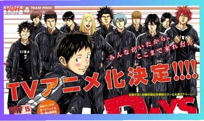 Days: Ngày Thử Sức là bộ anime về bóng đá hấp dẫn nhất