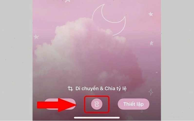 Điều chỉnh kích thước, vị trí ảnh theo ý muốn