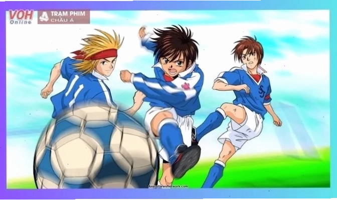 Đội bóng Captain Tsubasa trên sân cỏ