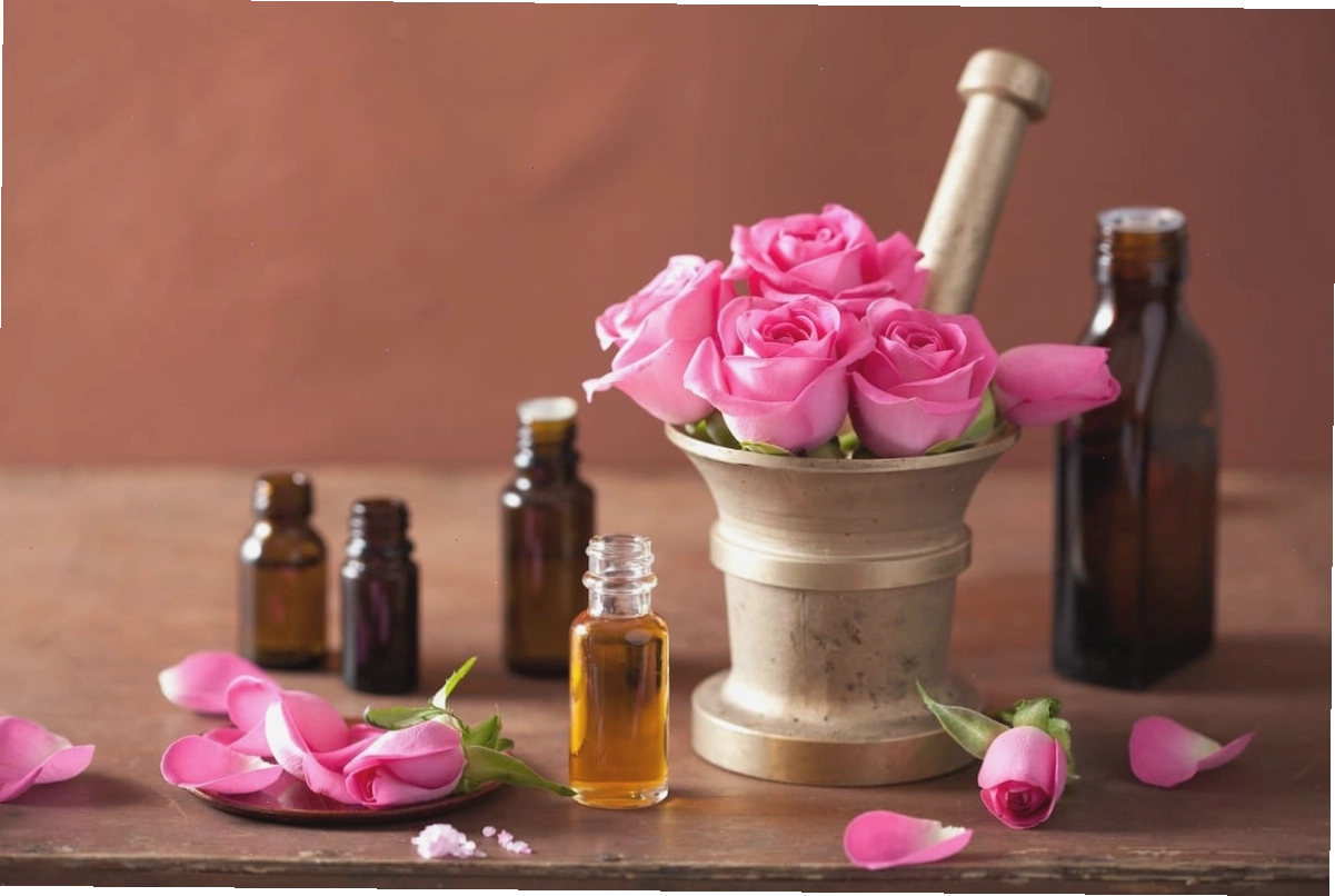 Dưỡng ẩm và trị thâm môi hiệu quả bằng dầu hoa hồng