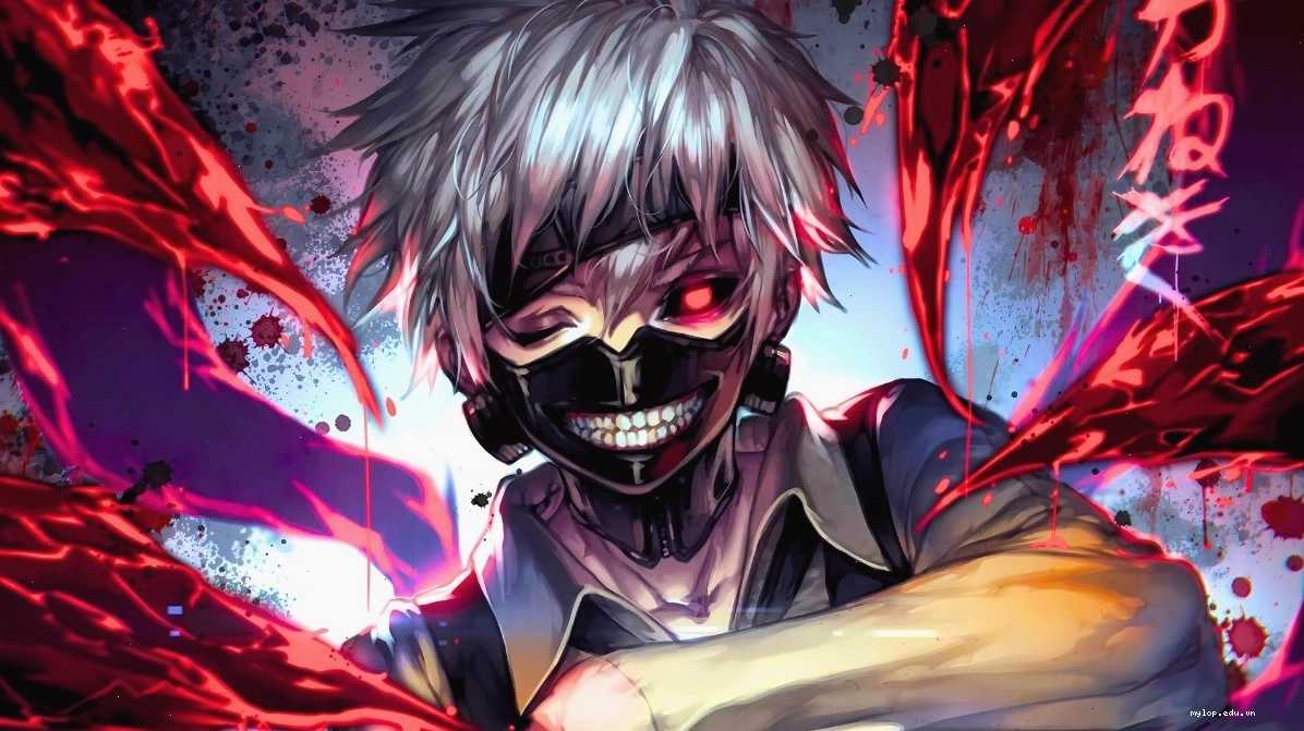 Hình ảnh anime nữ ác quỷ đội lốt thiên thần với đôi cánh đen