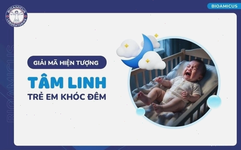 Hình ảnh minh họa trẻ sơ sinh quấy khóc vào ban đêm