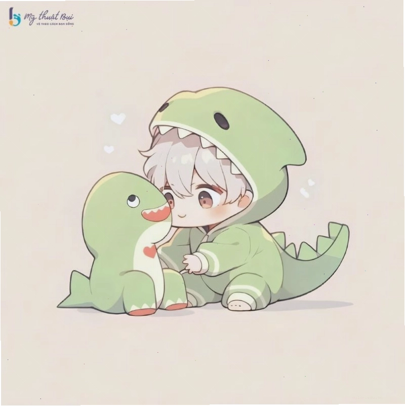 Hình vẽ anime nam cute với phong cách cá tính