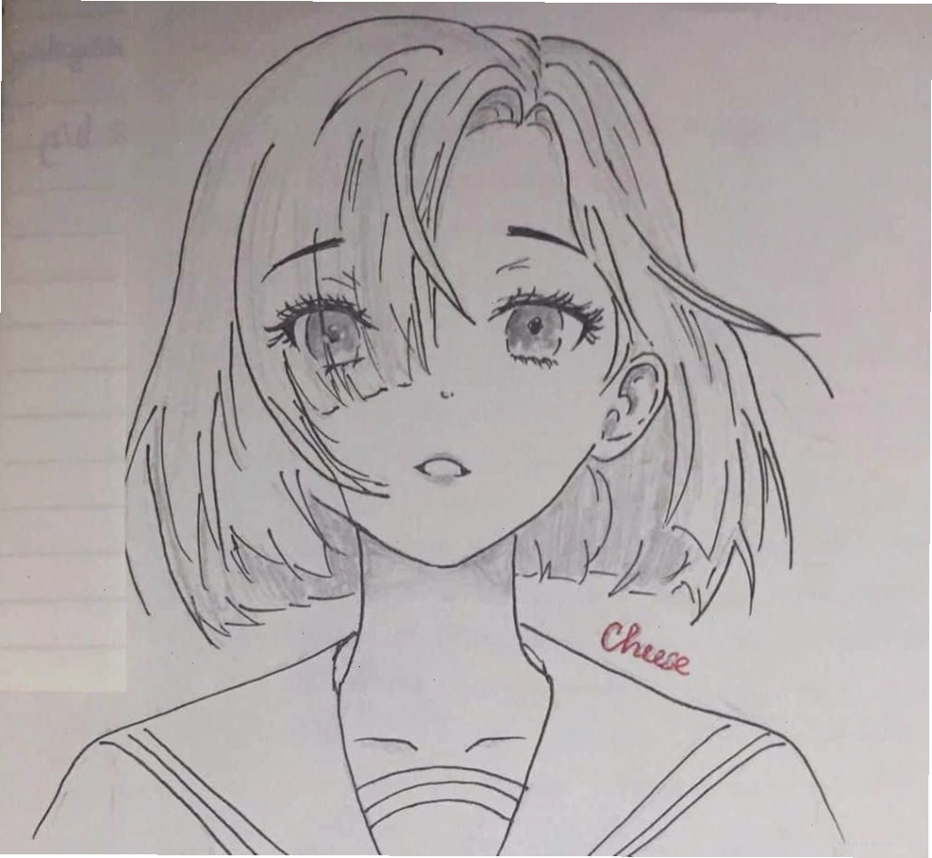 Hình vẽ anime nữ ngầu lạnh lùng dễ thương