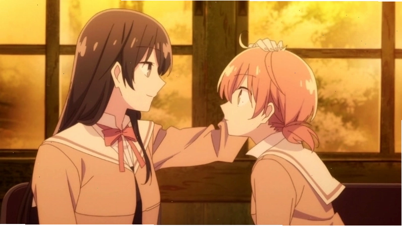 Hoa nở rộ trong khung cảnh lãng mạn của anime