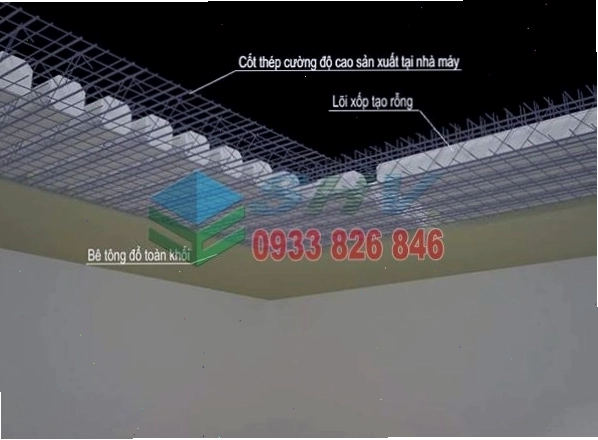 Kết cấu xốp sàn bê tông cách nhiệt