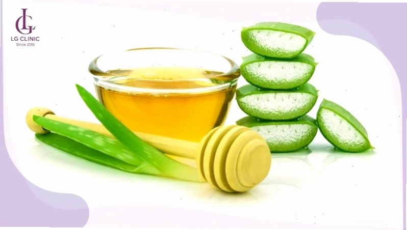 Kết hợp nha đam và mật ong tạo ra mặt nạ dưỡng trắng da hiệu quả