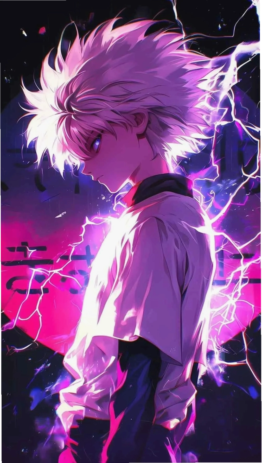 Khoảnh khắc hiếm hoi Killua thể hiện biểu cảm vui vẻ, tinh nghịch