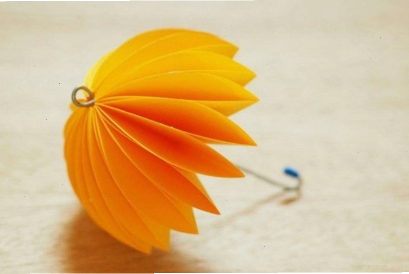 Làm đồ chơi bằng giấy hình chiếc ô dễ thương