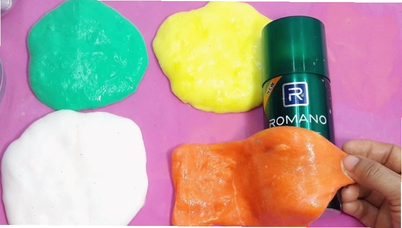 Làm slime với hồ và kem cạo râu