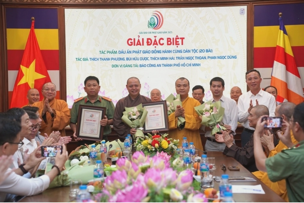 Lễ trao Giải Báo chí Phật giáo năm 2025