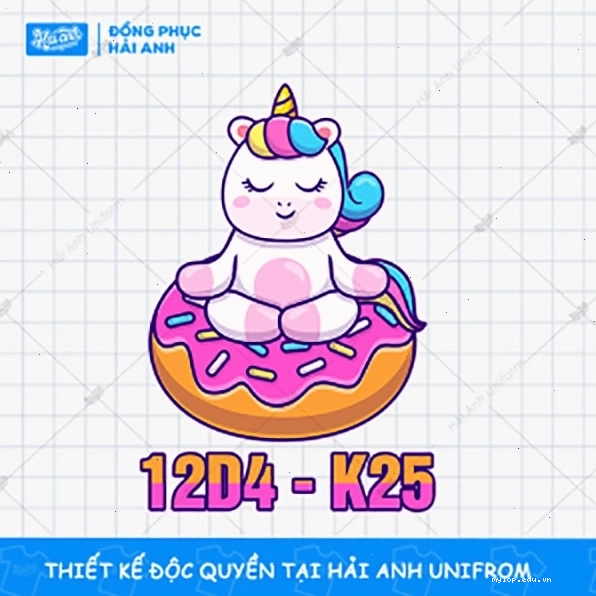 Logo áo lớp cute đáng yêu phù hợp cho nhóm bạn nữ