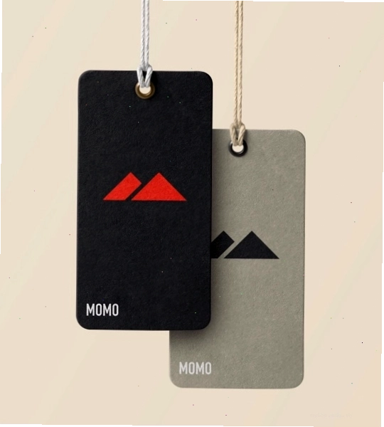 Logo Momo được ứng dụng trên sản phẩm