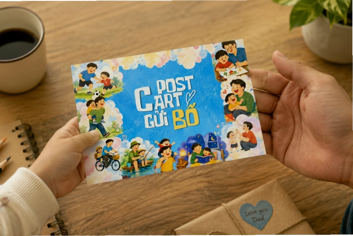 Mẫu thiệp chúc mừng năm mới với thiết kế hiện đại