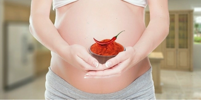 Mẹ bầu ăn đồ ăn cay nóng để kích thích chuyển dạ sớm