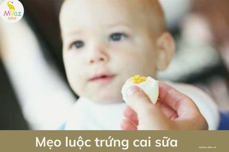 Mẹo luộc trứng cai sữa
