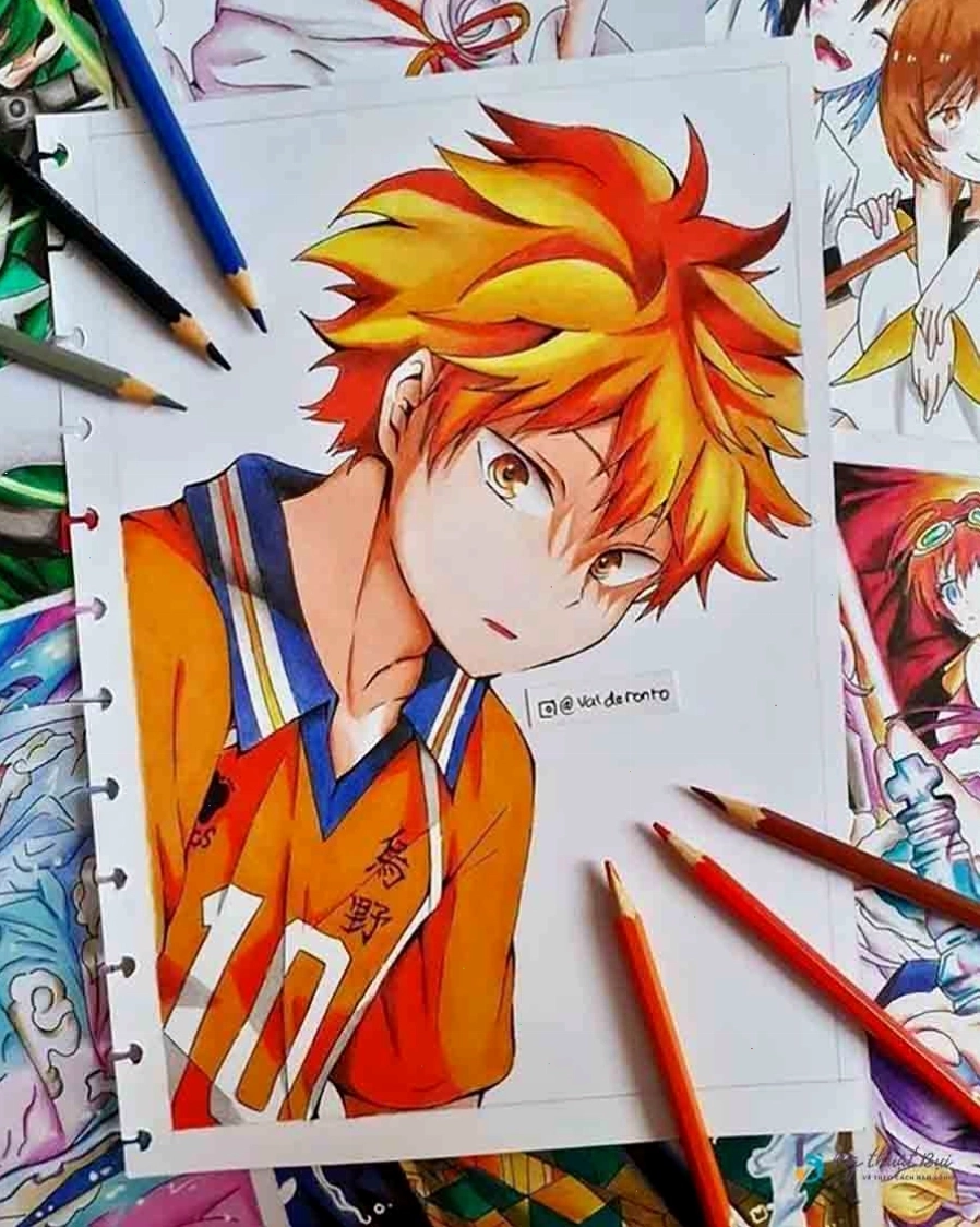 Minh họa cách vẽ tranh anime nữ với đường nét thanh thoát
