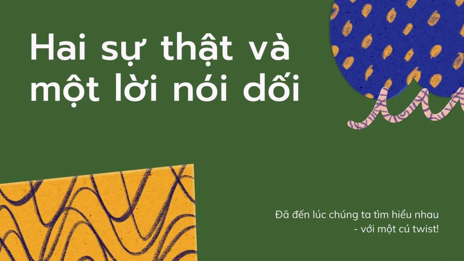 Minh họa trò chơi đoán hình với các gợi ý trên PowerPoint