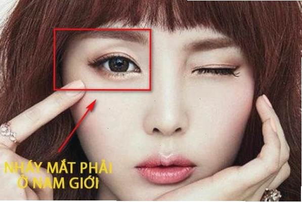 Phụ nữ nháy mắt phải liên tục có ý nghĩa gì theo dân gian